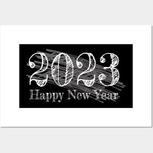 HAPPY NEW YEAR 2023 Posters and Art